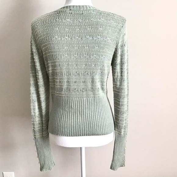 RARE Vintage Pointelle Beaded Sweater ASO Rory Gilmore in Gilmore Girls - Picture 8 of 16
